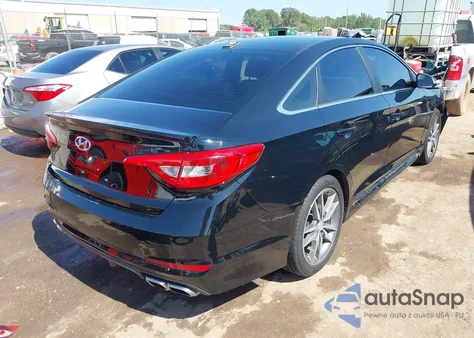 2017 Hyundai Sonata Sport 2.0T from USA, damaged, VIN 5NPE34AB8HH472286